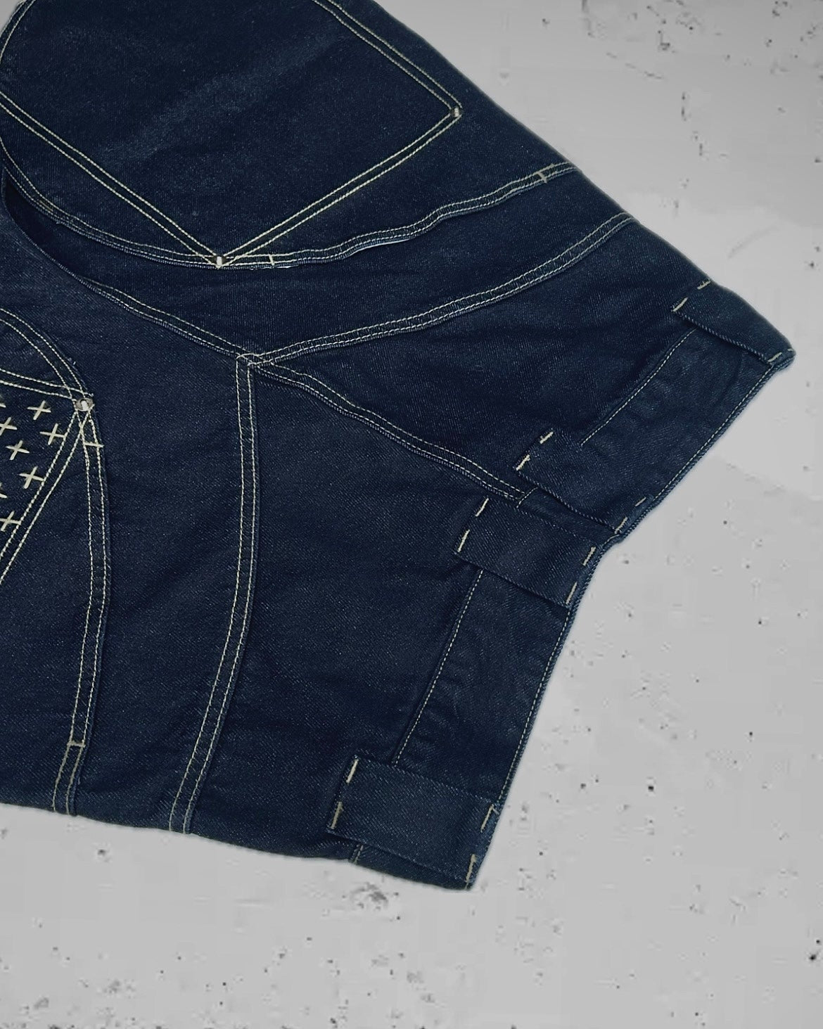DENIM JORTS