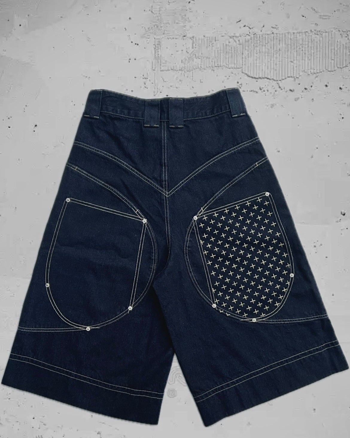 DENIM JORTS